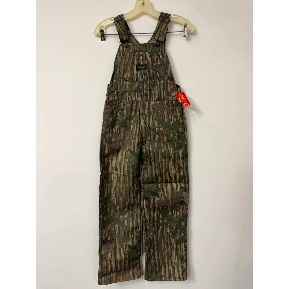 Vintage Liberty Realtree Camo Overalls Kids Size 10 Made in USA New With Tags